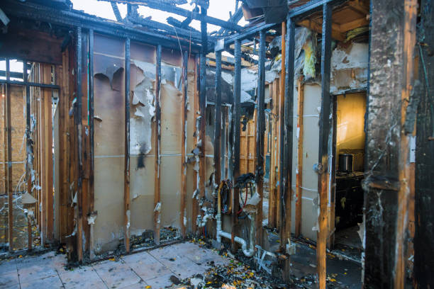 Professional Emergency Fire Cleanup technician working in Adair Village, OR